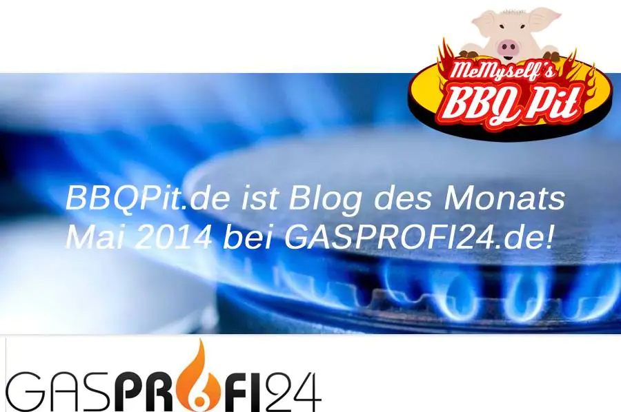 BBQPit.de ist Blog des Monats Mai 2014 bei Gasprofi24.de
