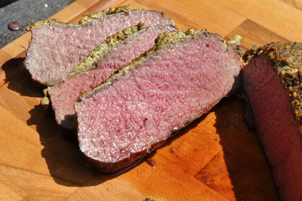 Roastbeef mit Senfkruste vom Grill 5 Roastbeef mit Senfkruste