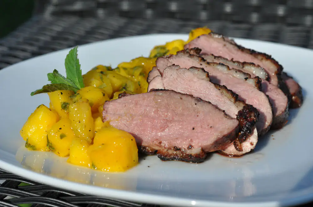 Coffee Cannonball Entenbrust mit Mango-Minz-Chutney 3 Coffee Cannonball Entenbrust