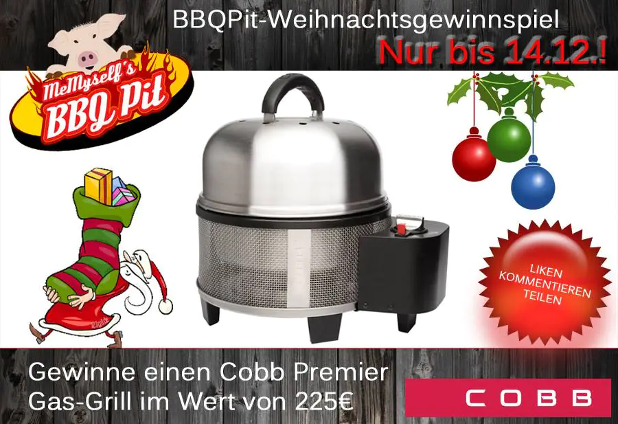 Gewinne einen Cobb Gas-Grill im Wert von 225€