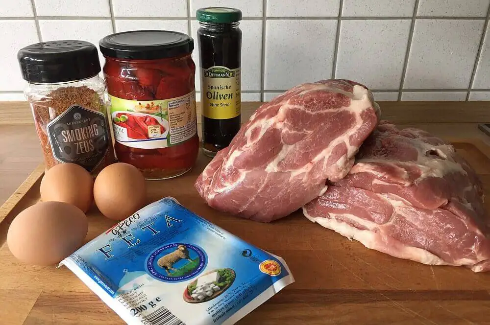 Griechische Bratwurst selbst gemacht 1 Griechische Bratwurst