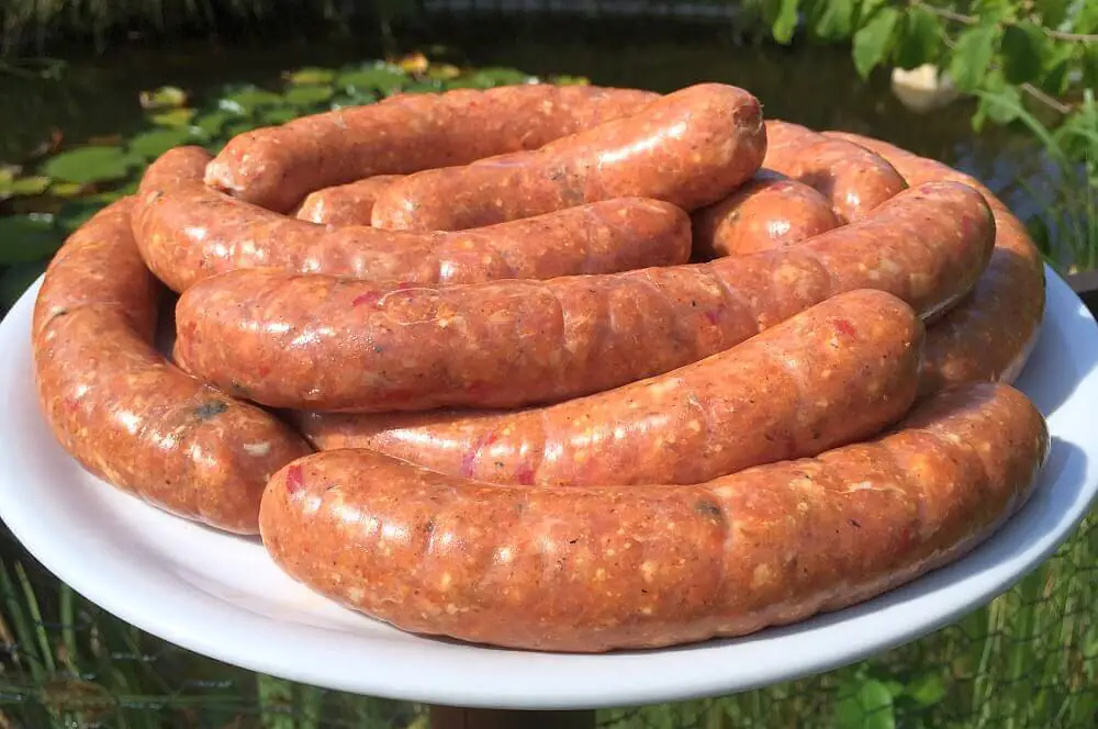 Griechische Bratwurst selbst gemacht 7 Griechische Bratwurst