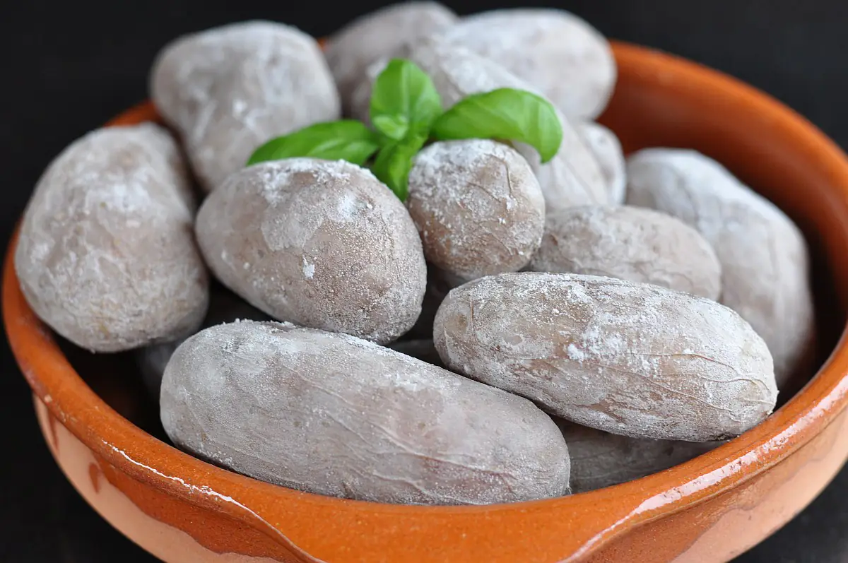 Papas Arrugadas – kanarische Salz-Schrumpelkartoffeln bauernfrühstück aus der heißluftfritteuse-PapasArrugadaskanarischeKartoffeln-Bauernfrühstück aus der Heißluftfritteuse