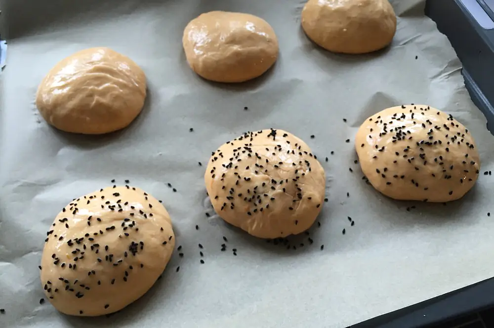 Süßkartoffel Burger Buns - die etwas anderen Hamburgerbrötchen 5 Süßkartoffel Burger Buns