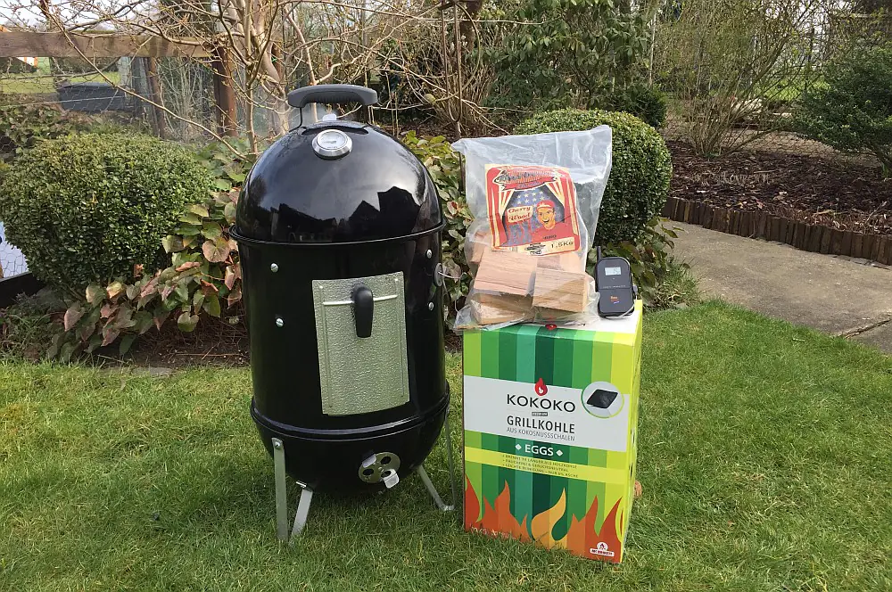 Geräucherte Entenbrust aus dem Kirschrauch 9 Weber Smokey Mountain