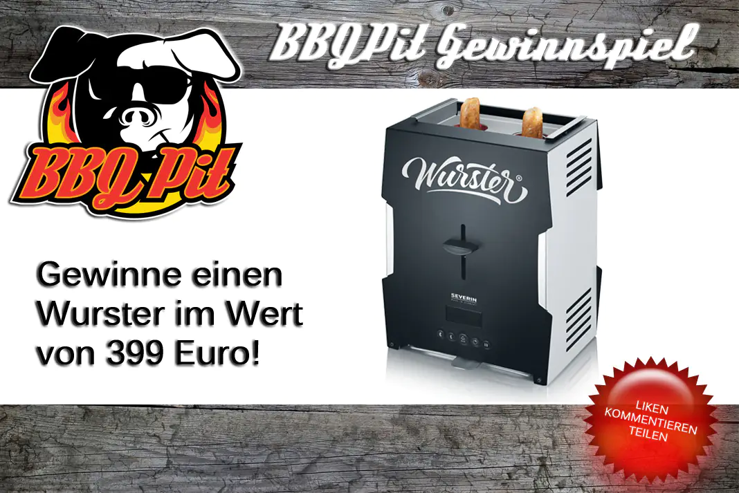 Wurster-Gewinnspiel: Gewinne einen Wursttoaster im Wert von 399 Euro!