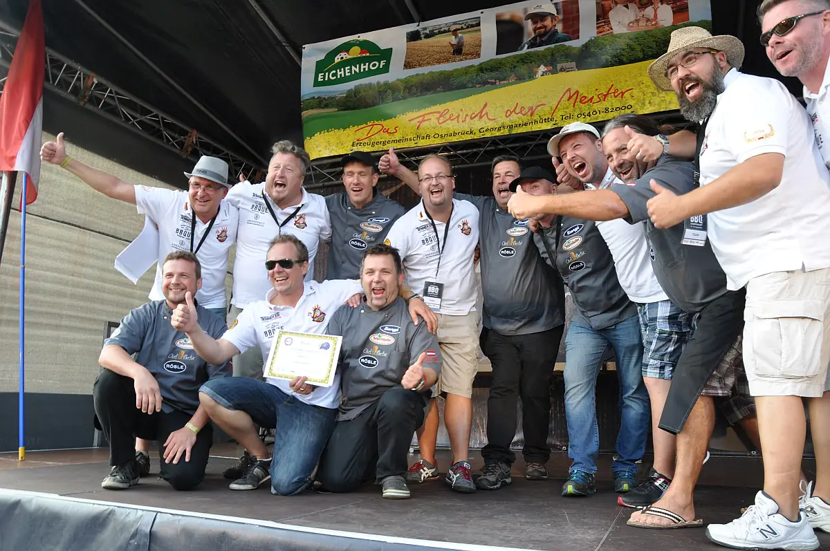 Grill-Europameisterschaft 2016: BBQ Wiesel werden Vize-Europameister
