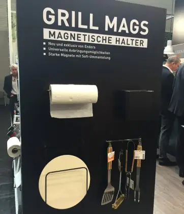 Grill Neuheiten 2017 Enders Magnethalter SPOGA 2016 Koeln 38