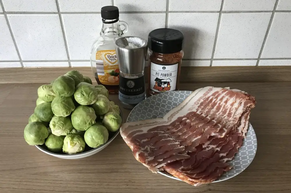 Gegrillter Rosenkohl