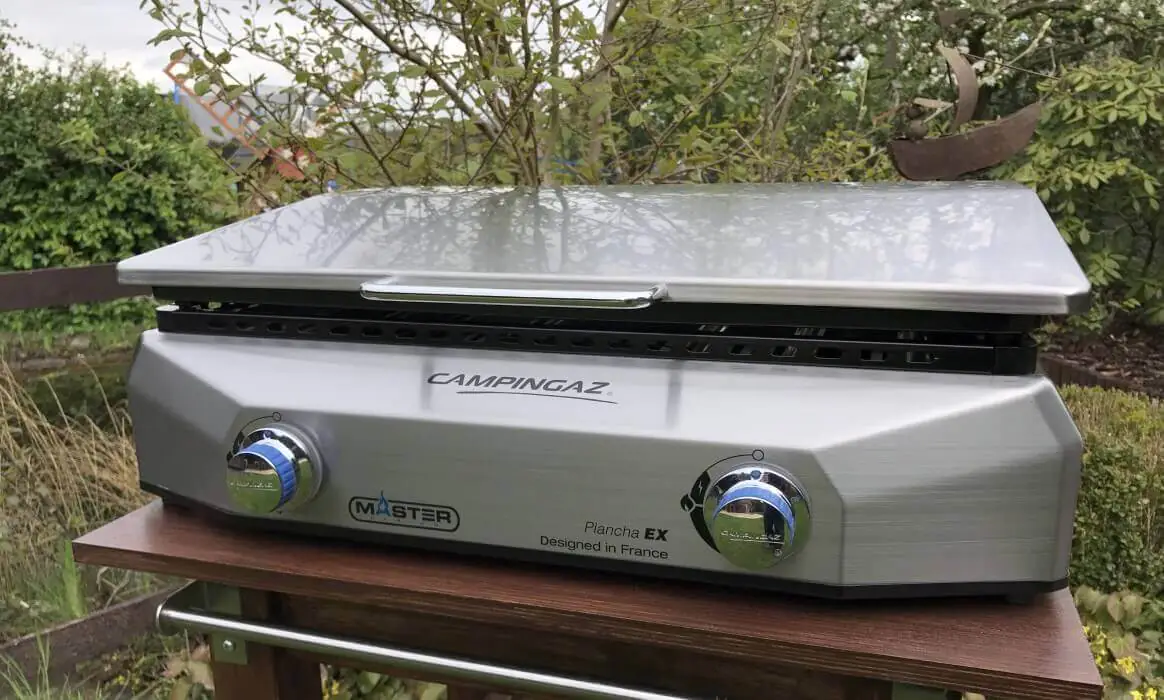 Plancha Grillen mit der Campingaz Master Plancha EX edelstahl-grillplatte für keramikgrills-Plancha Grillen Campingaz Master Plancha Ex-Edelstahl-Grillplatte für Keramikgrills &#8211; Runde Plancha 40 cm von Grillrost.com