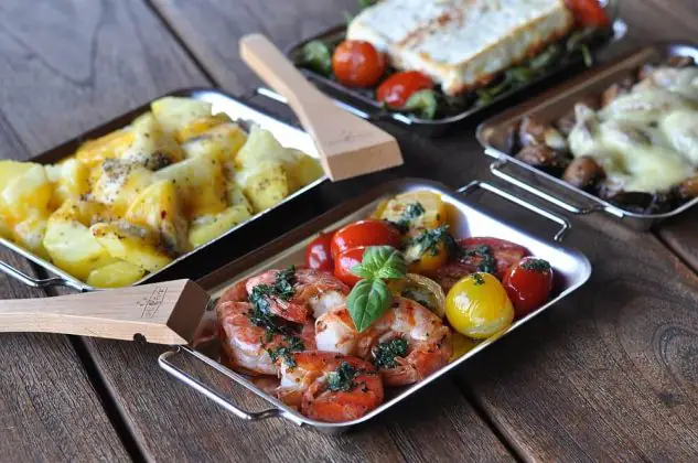 Grillen mit Grillpfännchen 04