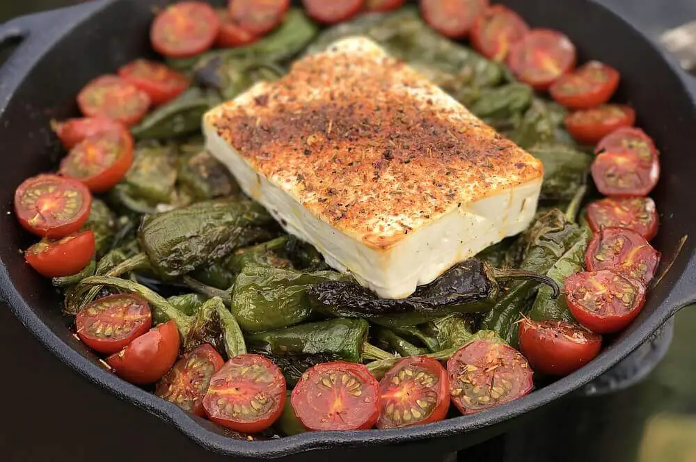 Bratpaprika-Pfanne mit Pimientos de Padrón, Feta & Tomaten 6 Bratpaprika-Pfanne