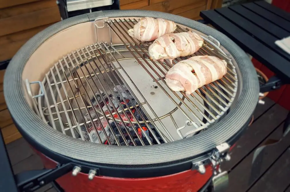 Mediterran gefüllte Hähnchenbrust 3 Kamado Joe Classic II