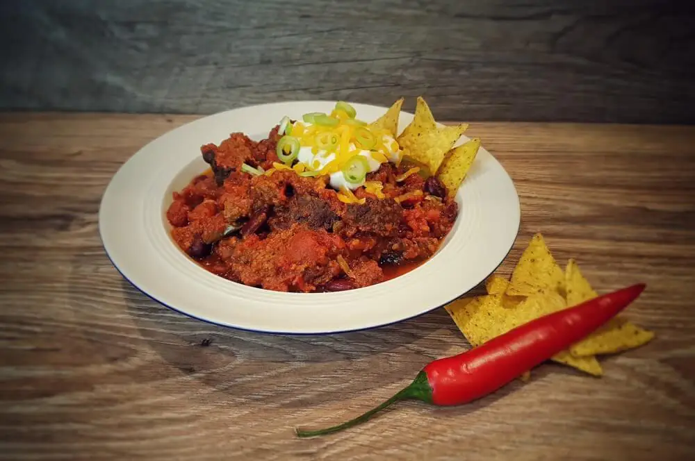 Over the top smoked Chili 8 Over the top smoked chili im Kamado Joe