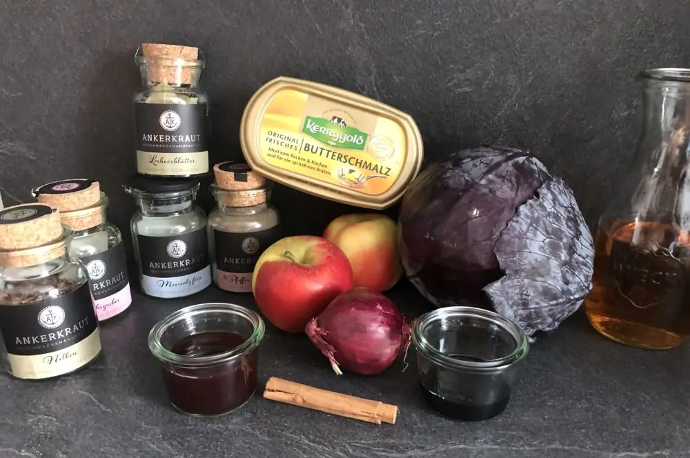 Rotkohl selber machen - alle Zutaten auf einen Blick