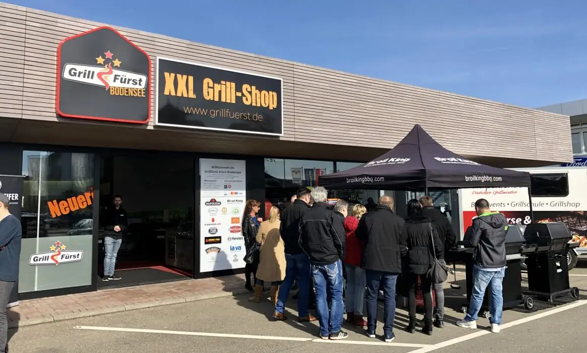 Grillfürst Bodensee in Singen (Hohentwiel) | BBQPit.de grillfürst rhein-main-Grillfuerst Bodensee Singen XXL Grillshop-Grillfürst Rhein-Main in Gründau