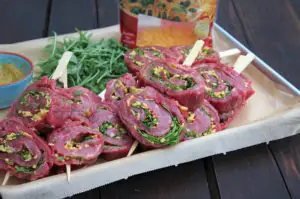 Flank Steak Lollies Rucola Cheddar 06