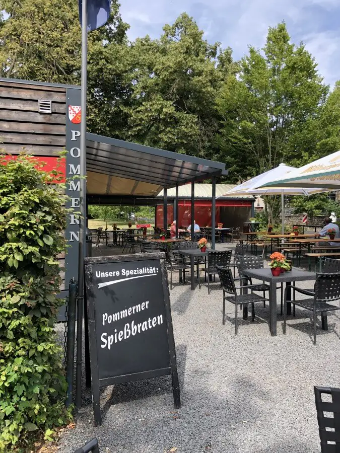 Pommerner Spießbraten als Spezialität