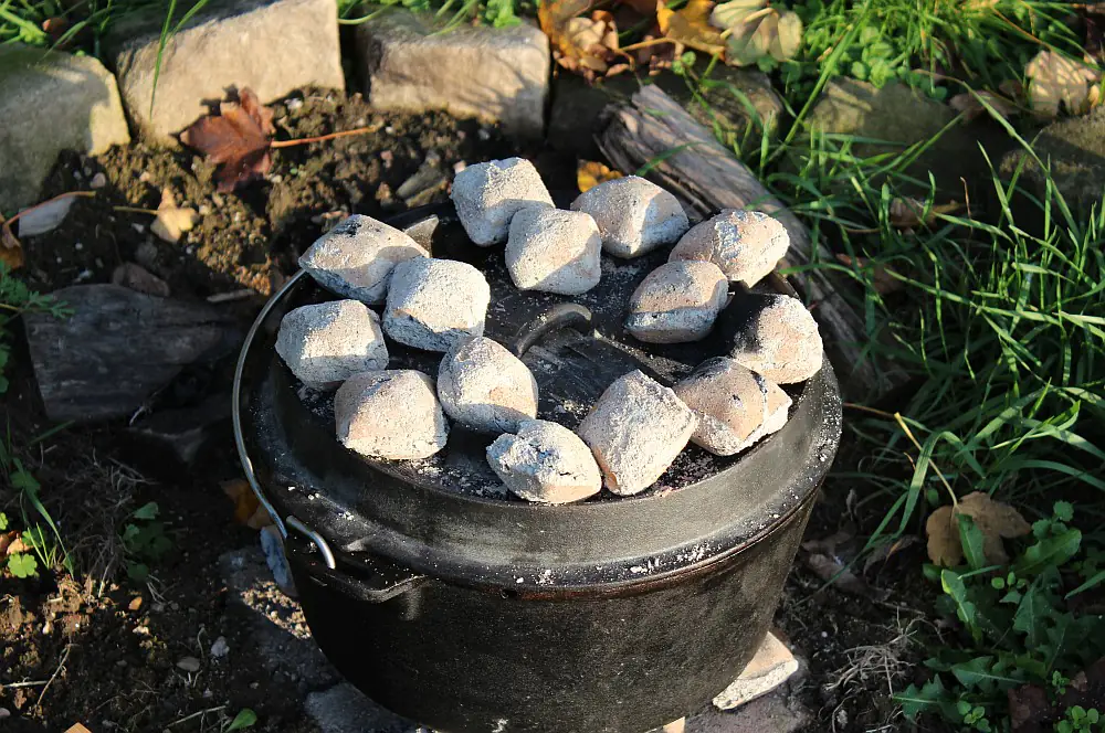Haehnchen im Heu Dutch Oven 05