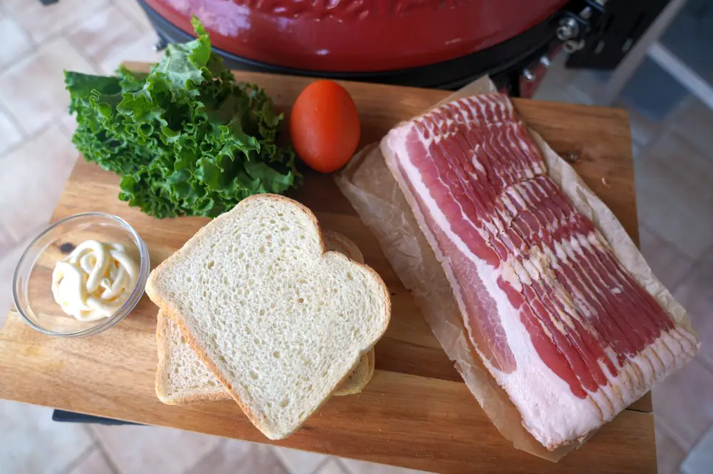 BLT-Sandwich (Bacon, Lettuce, Tomato) 1 Alle Zutaten für das BLT-Sandwich auf einen Blick