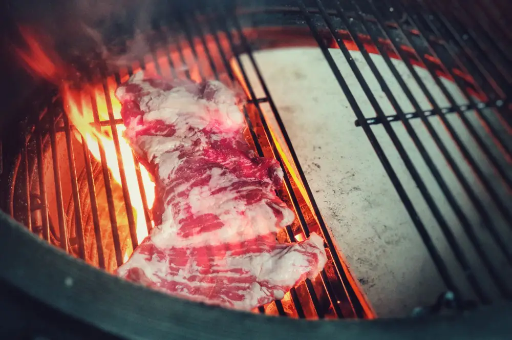Das Iberico Secreto wird gegrillt