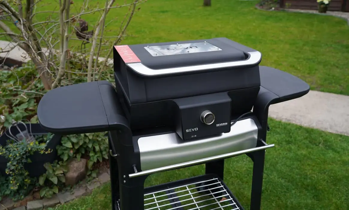 Severin SEVO GTS Elektrogrill im Test | BBQPit.de schweinerücken im speckmantel-Severin Sevo GTS Elektrogrill Test-Schweinerücken im Speckmantel