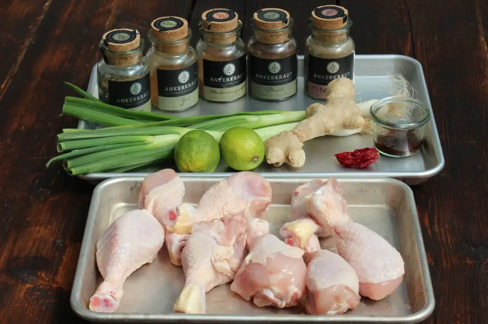 Jamaican Jerk Chicken 1 Alle Zutaten für Jamaican Jerk Chicken auf einen Blick