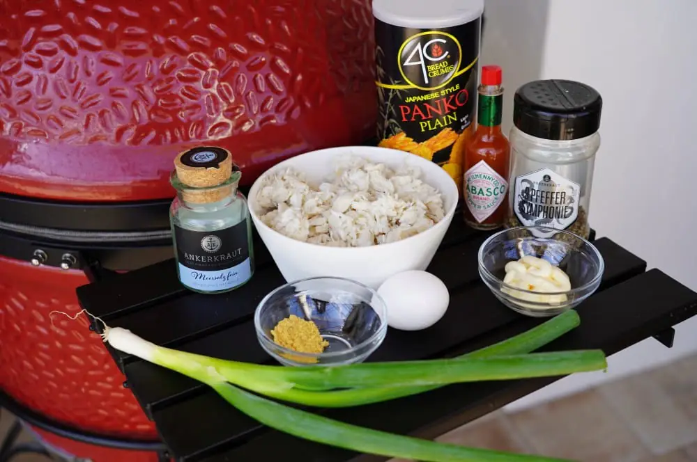 Crab Cakes - die etwas anderen Fischfrikadellen 1 Alle Zutaten für Crab Cakes auf einen Blick