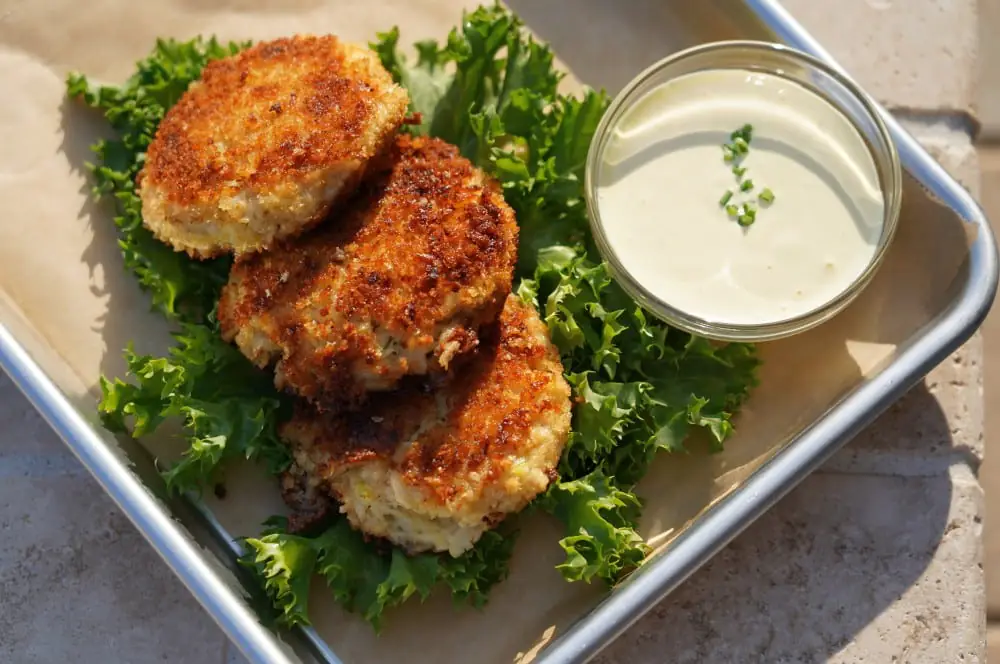 Crab Cakes - die etwas anderen Fischfrikadellen 6 Crab Cakes mit Remoulade