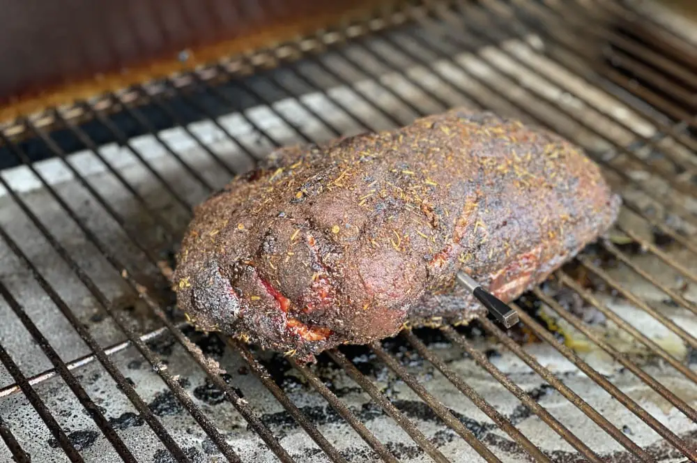 Griechisches Pulled Pork "Smoking Zeus" 7 Nach 9 Stunden war unser griechisches Pulled Pork fertig