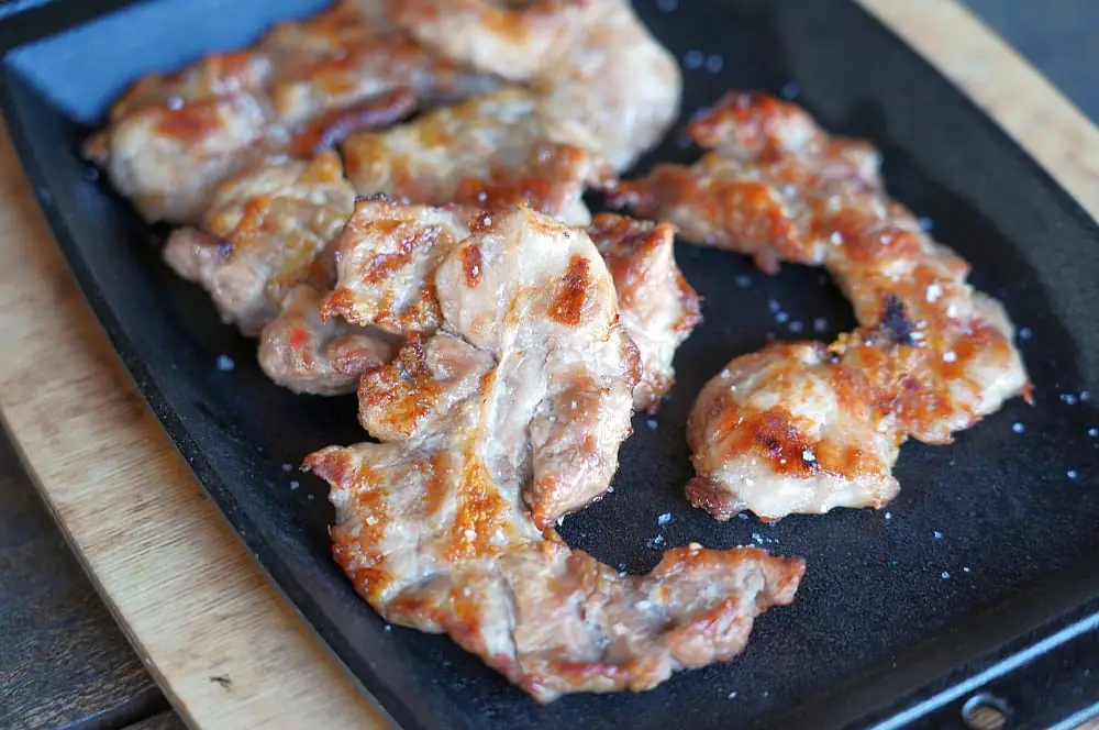Kachelfleisch vom Grill