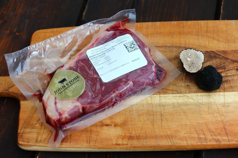 Trüffel-Steak - Irisches Roastbeef trifft auf gehobelten Trüffel 1 Irisches Beef trifft auf italienischen Sommertrüffel
