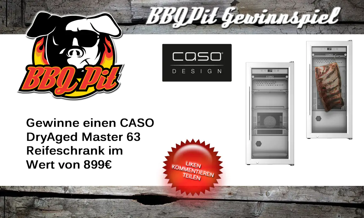 Gewinne einen CASO DryAged Master 63 Reifeschrank im Wert von 889€ gewinne einen caso vakuumierer vrh 790-Gewinnspiel CASO DryAged Master 63-Gewinne einen CASO Vakuumierer VRH 790 advanced Pro im Wert von 229,99€