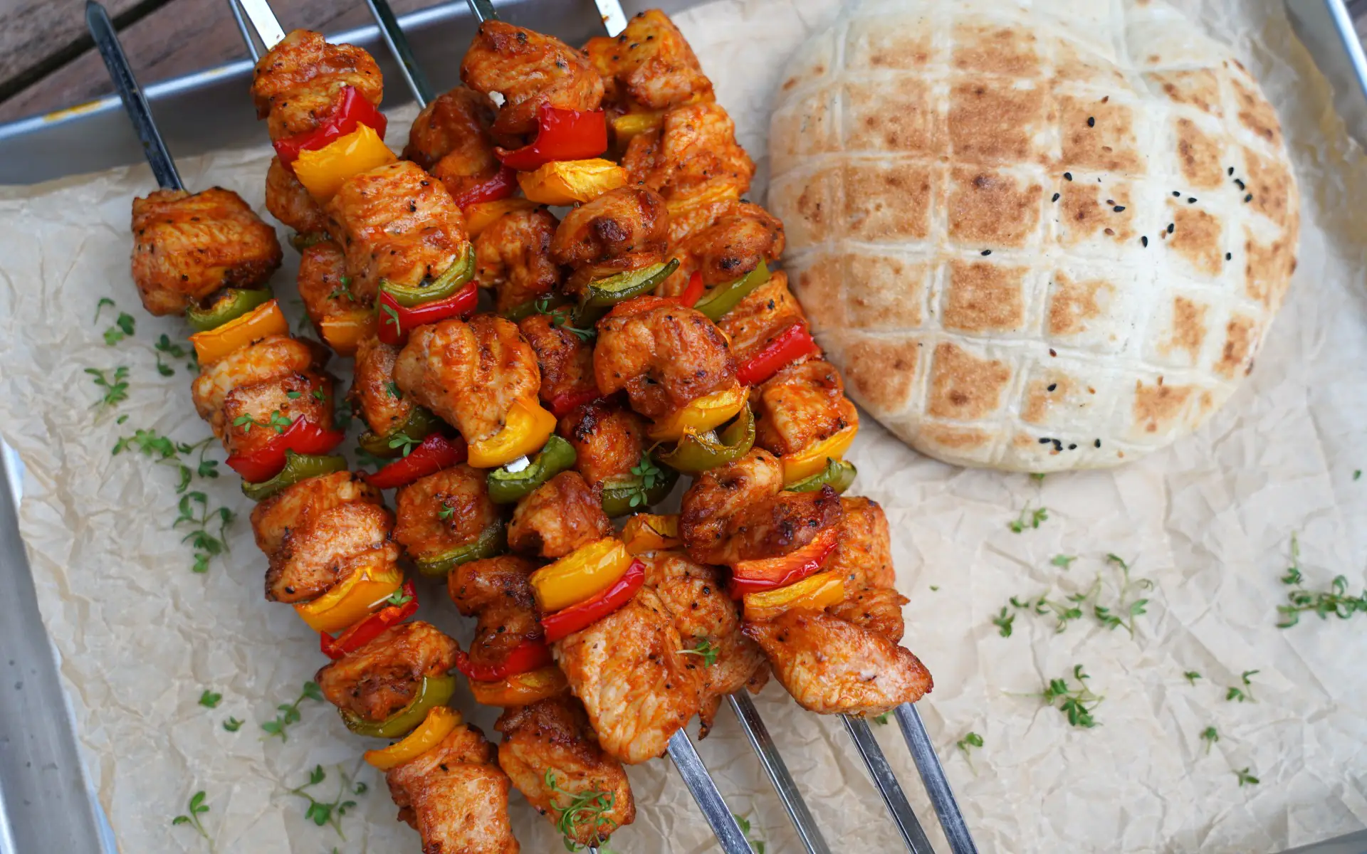 Putenspieße mit Paprika | BBQPit.de