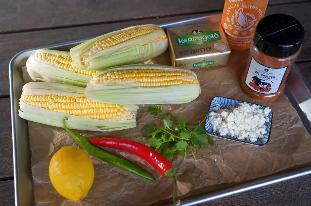 Corn Ribs - Gegrillter Mais mal anders 1 Alle Zutaten für Corn Ribs auf einen Blick