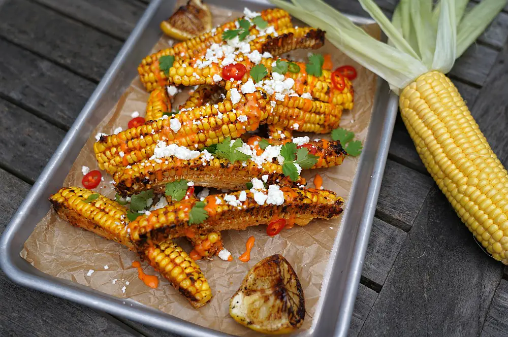 Corn Ribs - Gegrillter Mais mal anders 6 Corn Ribs vom Ignium Taran Holzkohlegrill