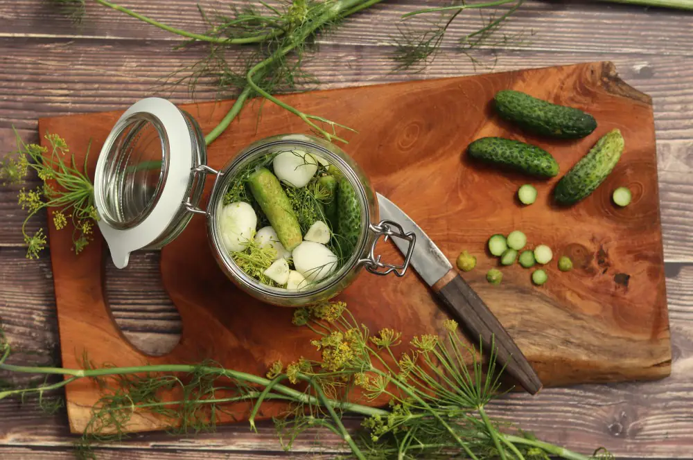 Eingelegte Gurken - Essiggurken selber machen 3 Eingelegte Gurken im Glas