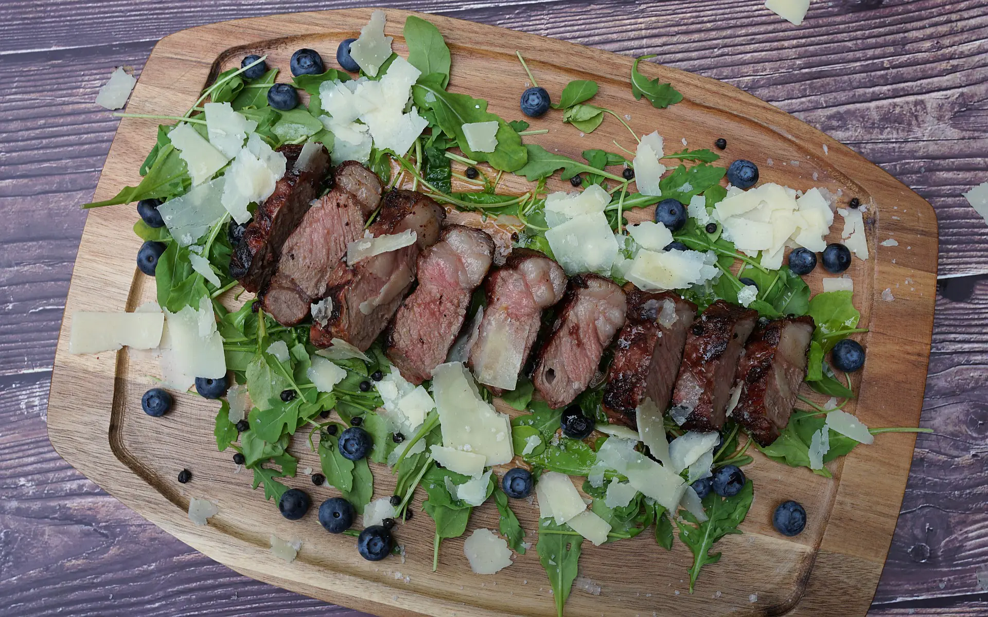 Tagliata di Manzo - Rindersteak trifft auf Rucola & Parmesan