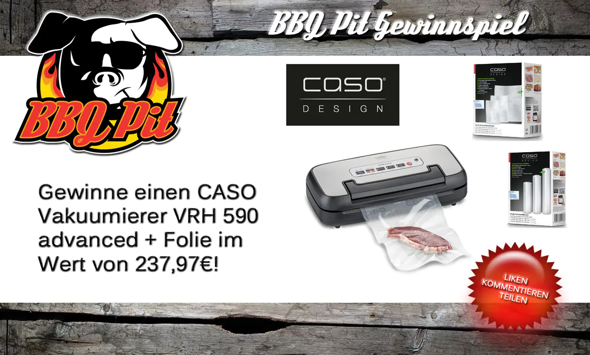 Gewinne einen CASO Vakuumierer VRH 590 & Zubehör im Wert von 237€ gewinne einen caso vakuumierer vrh 790-Gewinnspiel CASO August 2023-Gewinne einen CASO Vakuumierer VRH 790 advanced Pro im Wert von 229,99€