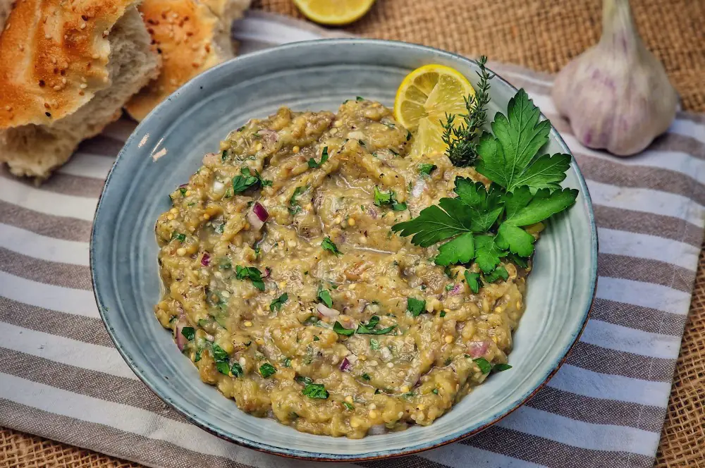 Melitzanosalata - Griechischer Auberginendip 5 Melitzanosalata