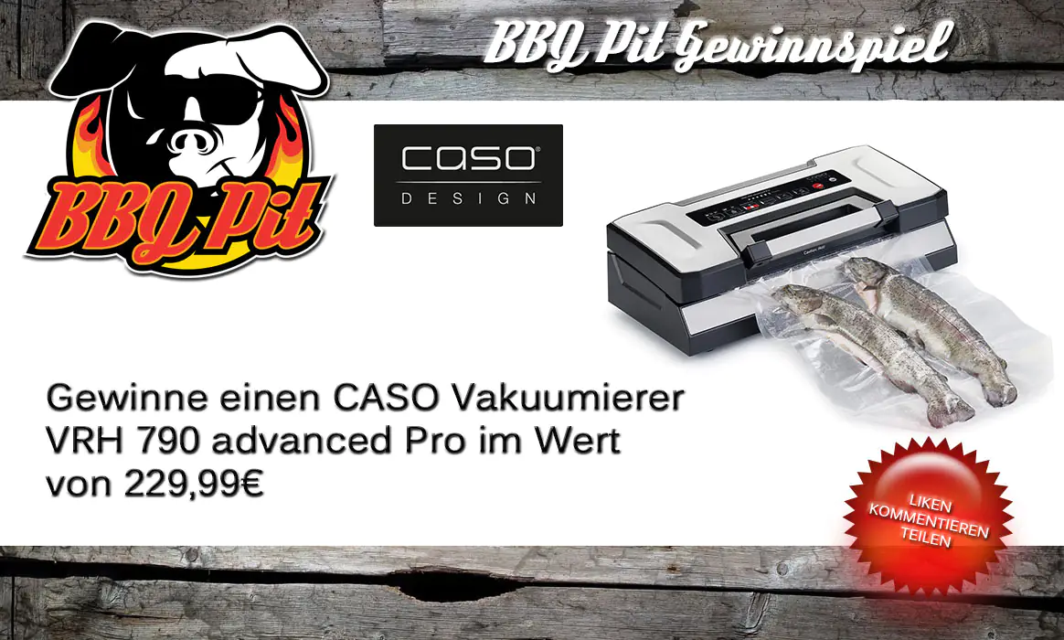Gewinne einen CASO Vakuumierer VRH 790 advanced Pro