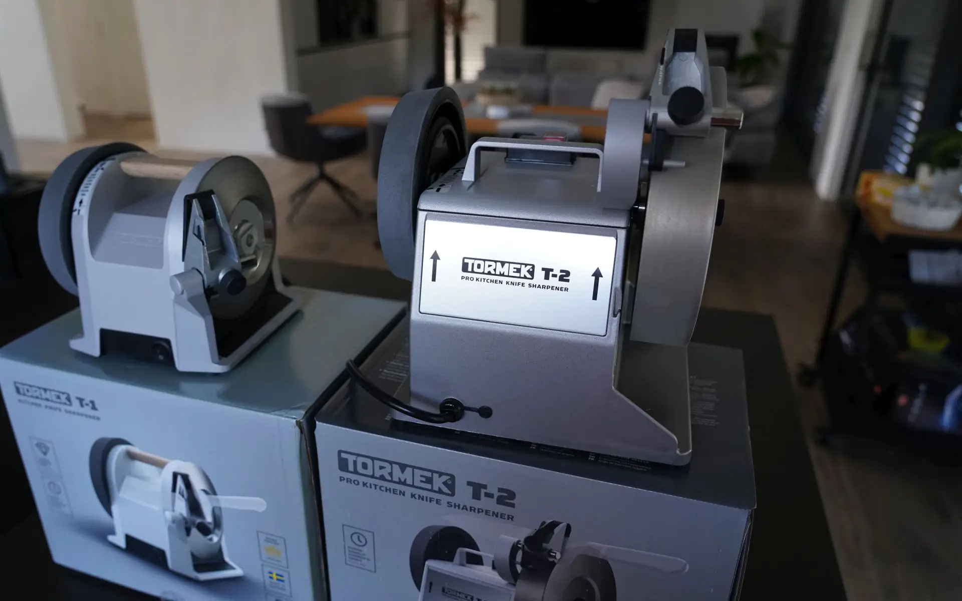 Messerschleifmaschine im Test