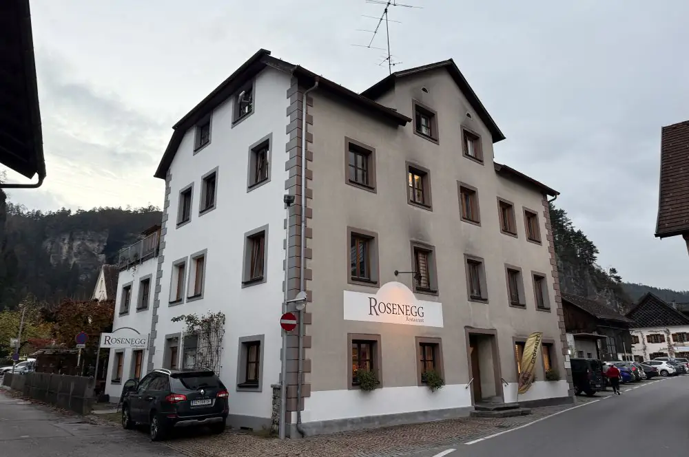 Das Restaurant Rosenegg in Bürs