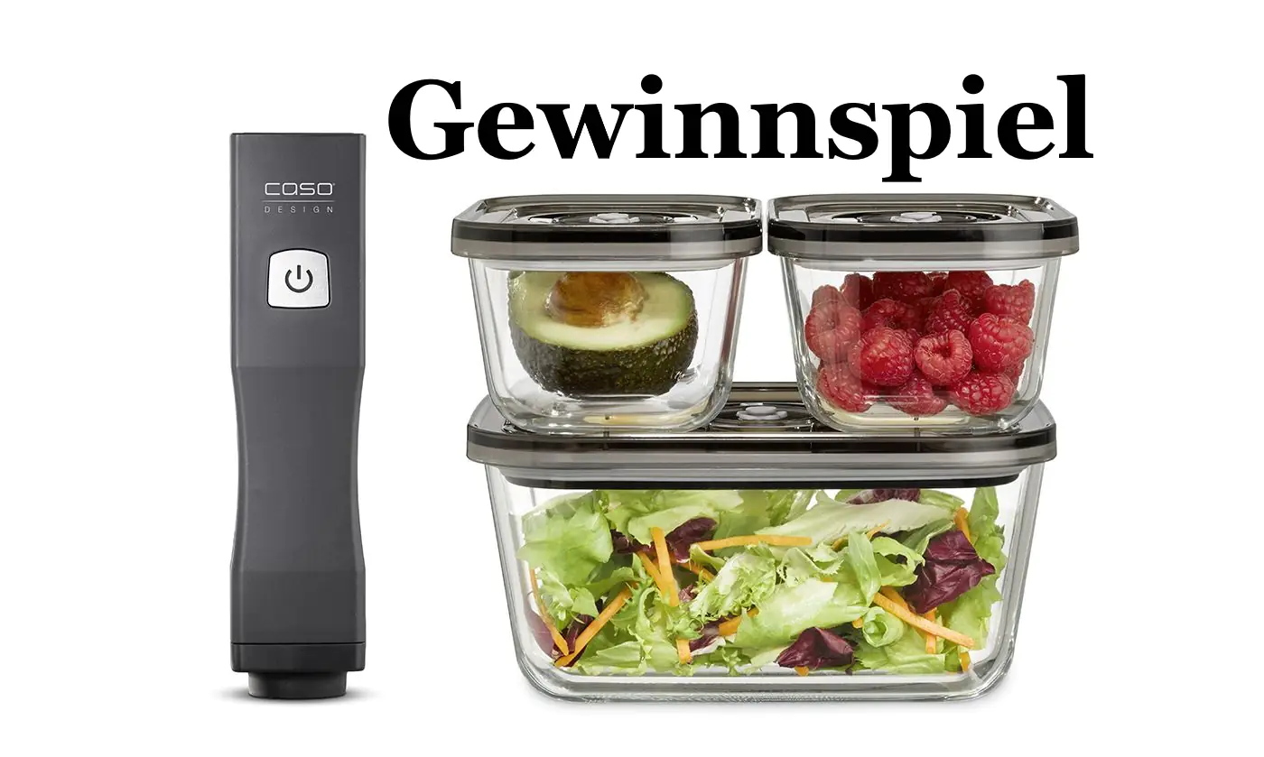 Gewinne ein CASO Vacu OneTouch Eco-Set im Wert von 69,99€ gewinne einen caso vakuumierer vrh 790-CASO Gewinnspiel Vacu OneTouch Eco Set1-Gewinne einen CASO Vakuumierer VRH 790 advanced Pro im Wert von 229,99€