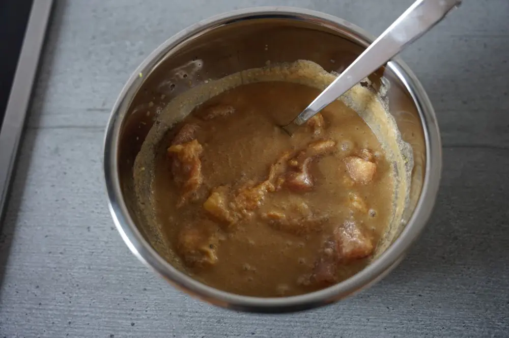 Kokos-Limetten-Hähnchenspieße 2 Die Marinade für die Kokos-Limetten-Hähnchenspieße