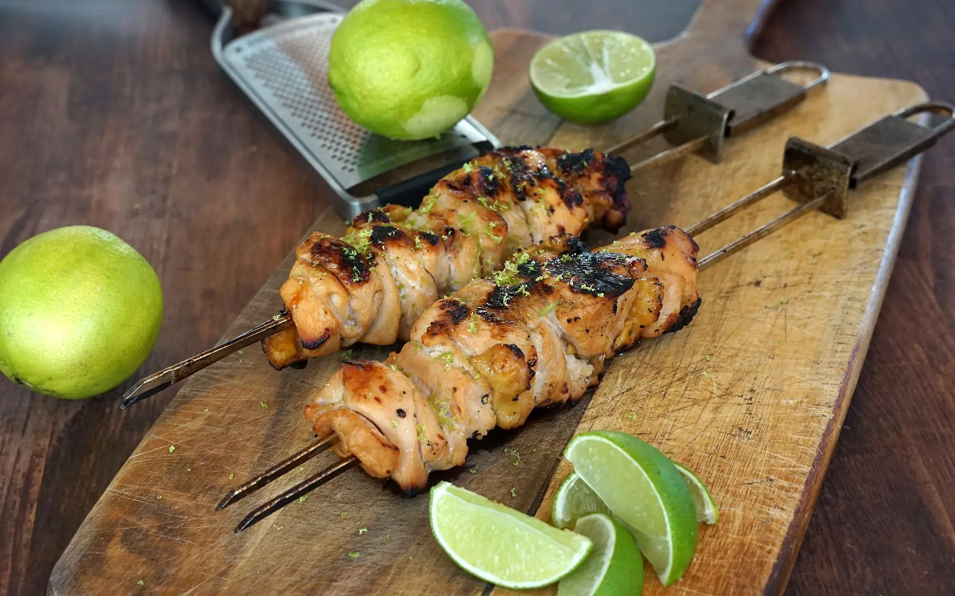 Kokos-Limetten-Hähnchenspieße | BBQPit.de