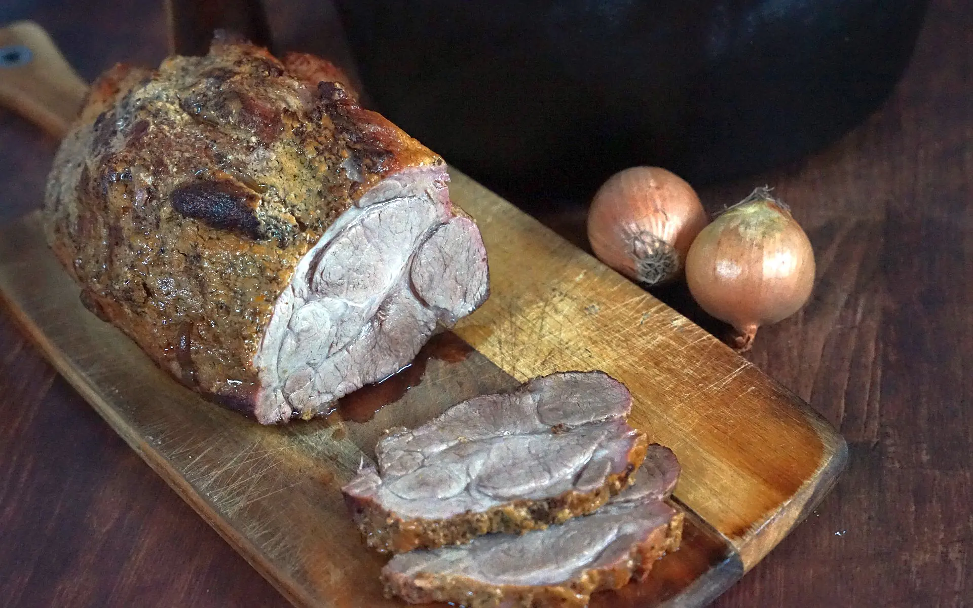Schweinebraten aus dem Dutch Oven 7 Schweinebraten Dutch Oven