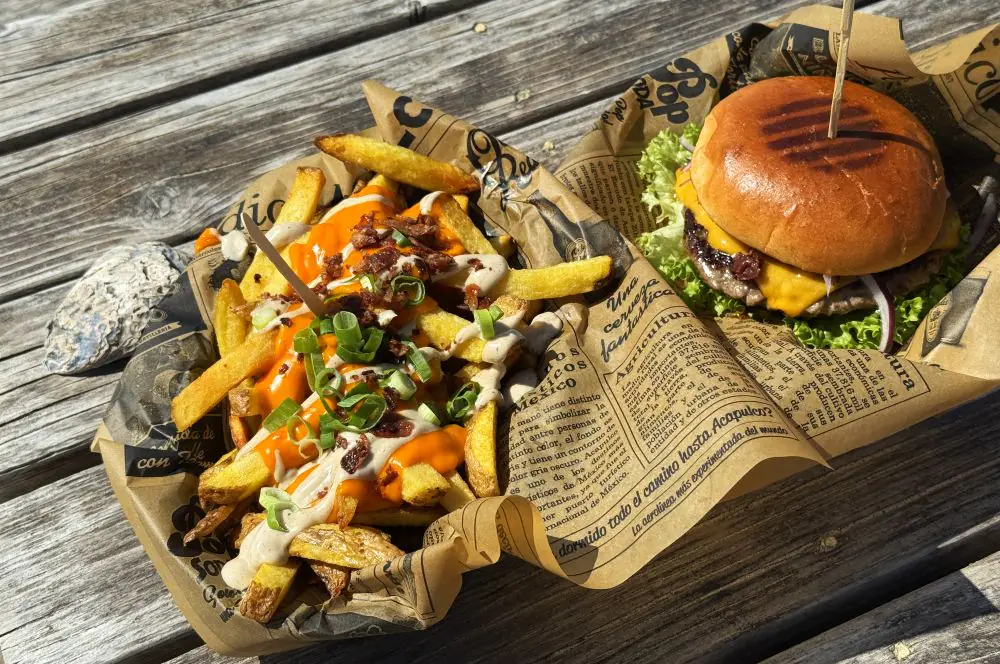 Rockburger Brouwersdam - Wie schmeckt der Burger am Strand von Rennesse? 4 Loaded Fries und Sweet Baby Ray Burger