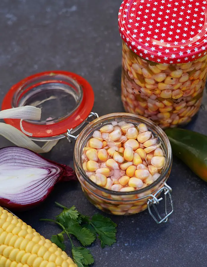Eingelegter Mais - Pickled Corn selber machen 5 Eingelegter Mais - Pickled Corn