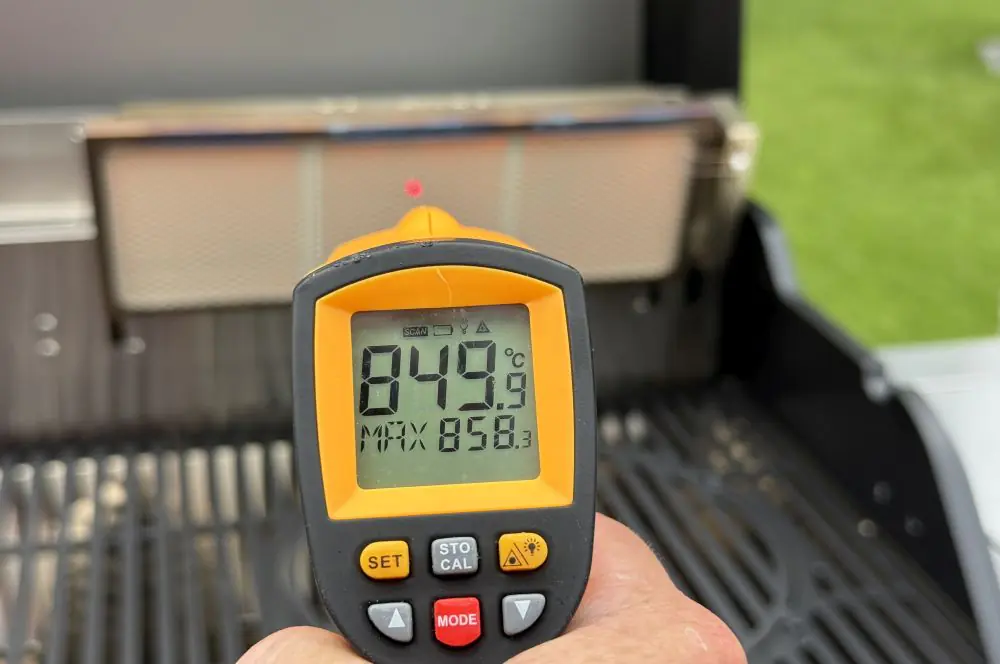Der CRUSTER schafft Temperaturen von weit über 800°C